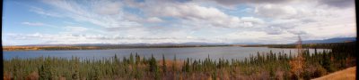 Wrangells panorama from Willow Lake