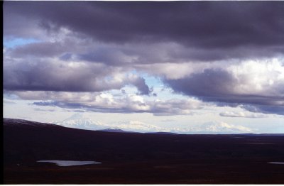 last sight of Wrangells from beginning of the Denali Highway
