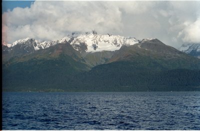 view east from Seward waterfront park