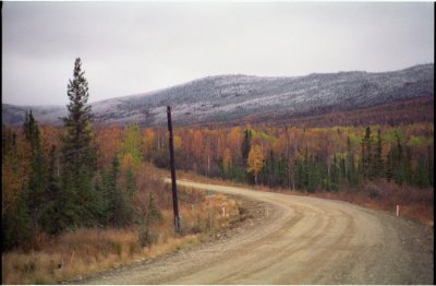 Fall colors just outside town