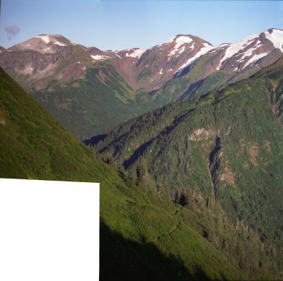 Mt Juneau stitched panorama