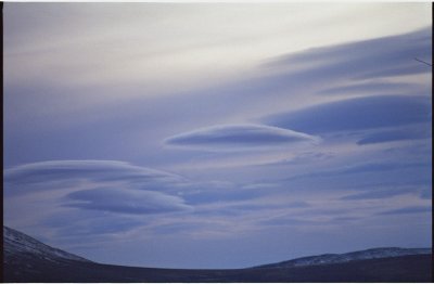 Lenticular clouds