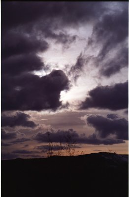 Mertie Mountains sunset