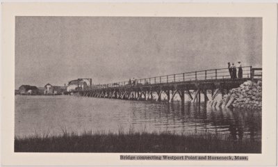 Bridge connecting Westport Point and Horseneck, Mass. (repro)