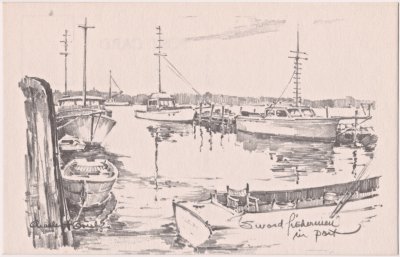 Swordfishermen in port (Overly)