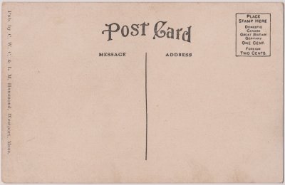 Main Street, Westport Point, Mass. reverse