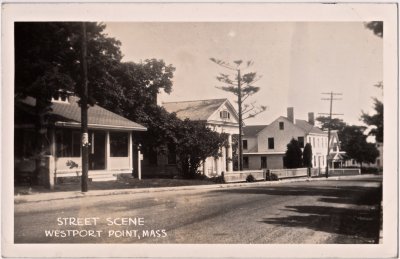 Street Scene Westport Point, Mass (Greek revival house)