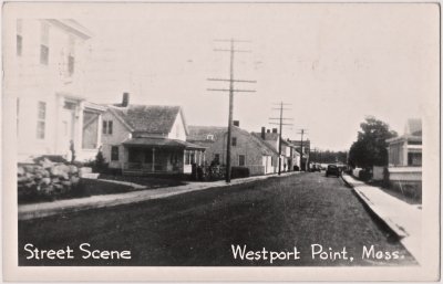 Street Scene Westport Point, Mass. (view south to wharf)