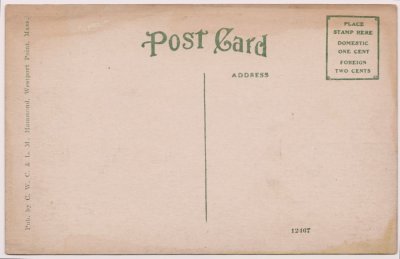 Valentine Avenue, Westport Point, Mass. (Hammond) reverse