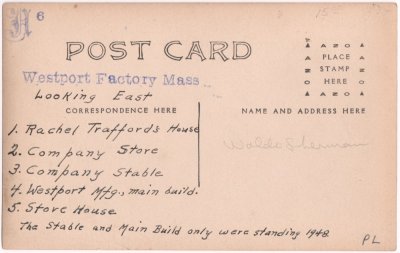 Westport Factory Mass (Howland) (annotated copy) reverse