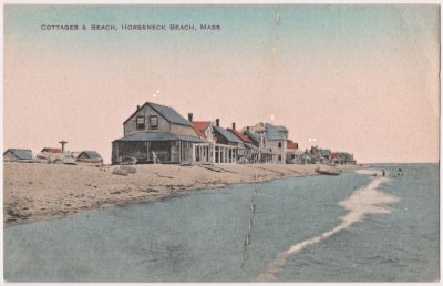 Cottages & Beach, Horseneck Beach, Mass.
