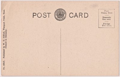 Cottages & Beach, Horseneck Beach, Mass. reverse