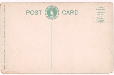 Kingfisher House, Horseneck Beach, Mass. reverse