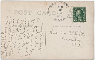 No. 1027 West-Port Head. reverse
