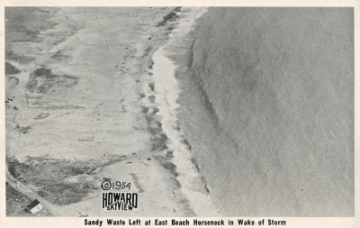 Hurricane Pictures 8/31/54 Sandy Waste Left at East Beach