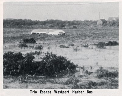 Trio Escape Westport Harbor Bus (Hurricane Carol)