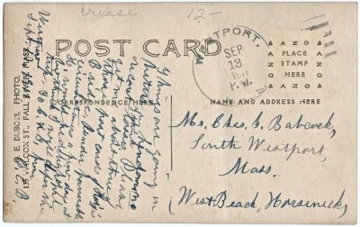 No. 1031 West-Port Head. reverse