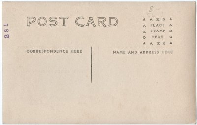New Reed Road School 1907 reverse
