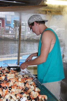 Opening night of Stone Crab Season, October 15, 2011