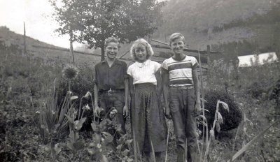 Ben, Glen and Marjorie Wilder  1940's