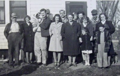 Chalmer Glenn and Family  1947