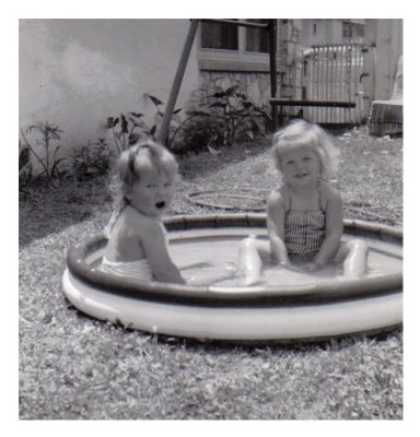 My wife Cindy, left,  and  sister Gail 1953
