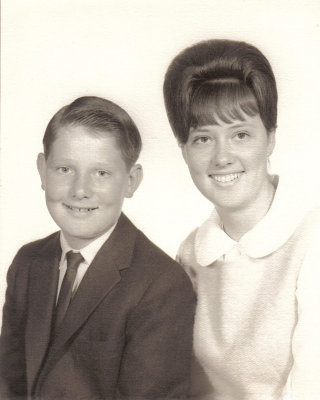 Me and my Sis in 1964
