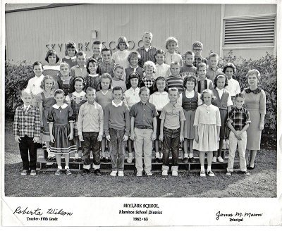 Grade 5  1962 - 1963