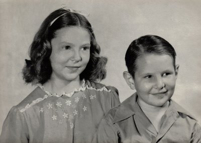 Patsy and Gerry Foote about 1945