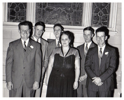 The Chalmer Glenn Children about 1950