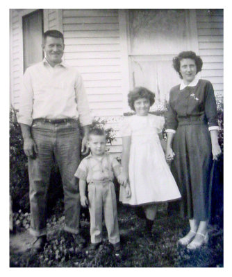 The Richard Glenn Family in 1955
