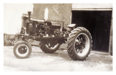 A Farmall International Harvester Tractor