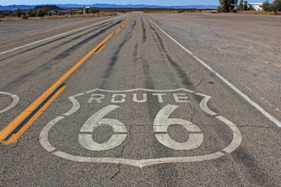 W/B Route 66,  Mojave Desert,  Amboy, CA