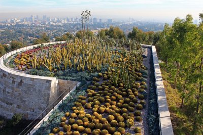 Cactus Garden overlooking Century City, CA