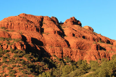 Red cliffs above Schnebly Hill, Sedona, AZ
