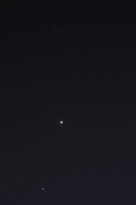 Venus/Jupiter/M45