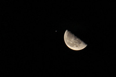 Moon and Jupiter Conjuction