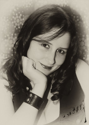 Portrait en noir et blanc