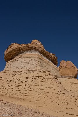 Detail of the sedimentary rocks