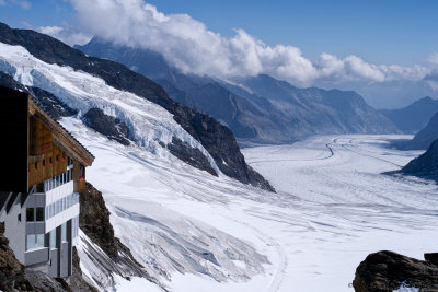 View on Aletsch Glacier