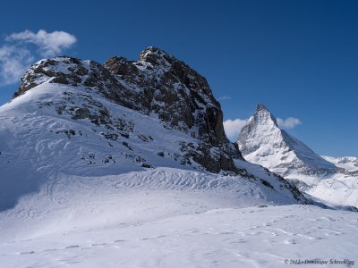 Riffelhorn and Matterhorn