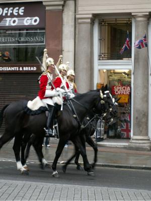 horseguards in street