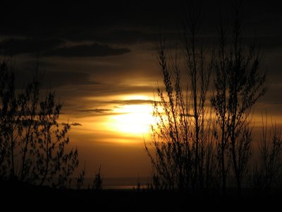 Sunset from Pocatello over American Falls Reservoir from Little Canon Camera IMG_2473.jpg