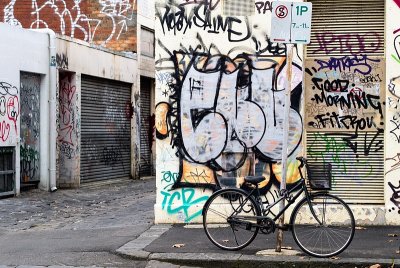 Bike and graffiti