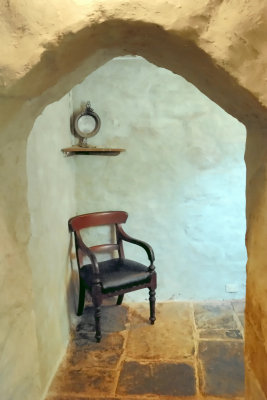 Chair in hall