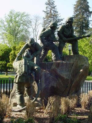 Firefighter Memorial  in Capitol Park