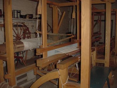 A typical loom to make cloth