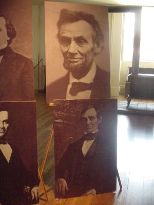 These photos are used to show how Lincoln aged, while he was President of the United States.