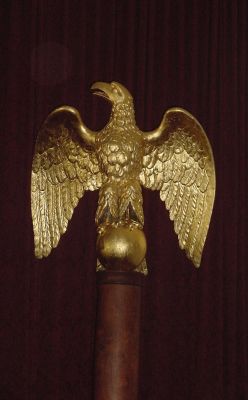 I couldn't resist taking this close-up photo of the eagle in the Supreme Court.