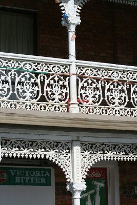 wrought iron balcony, Sheffield